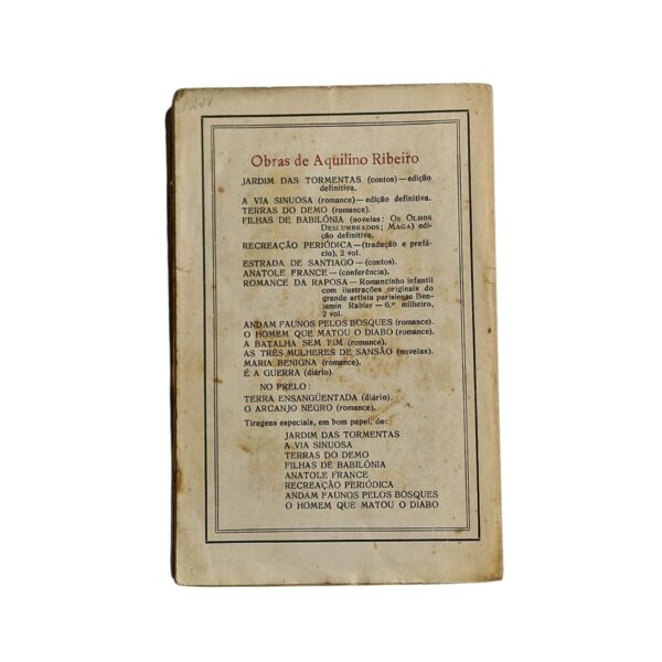 É a Guerra: Diário – Aquilino Ribeiro (1934)