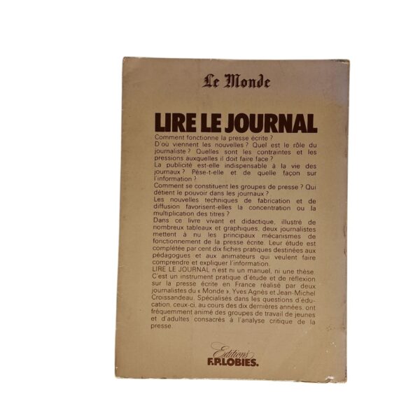 Lire le journal – Yves Agnes, Jean Michel Coissandeau (1979)