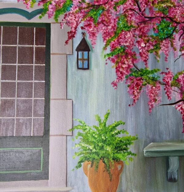 Pátio com Bougainvillea - A. Luísa (1997)