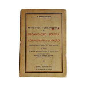 Princípios Fundamentais de Organização Política e Administrativa da Nação – A. Martins Afonso (4.ª Edição, 1946)