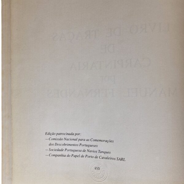Livro de Traças de Carpintaria – Manuel Fernandes (1989)