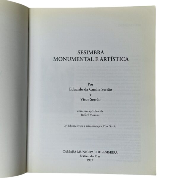 Sesimbra Monumental e Artística – Eduardo da Cunha Serrão, Vítor Serrão (1997)