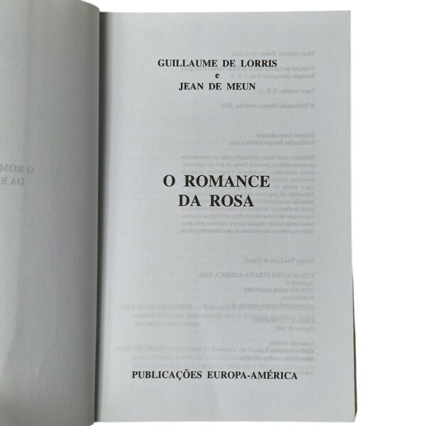Romance da Rosa – Guillaume de Lorris & Jean de Meun (2001)