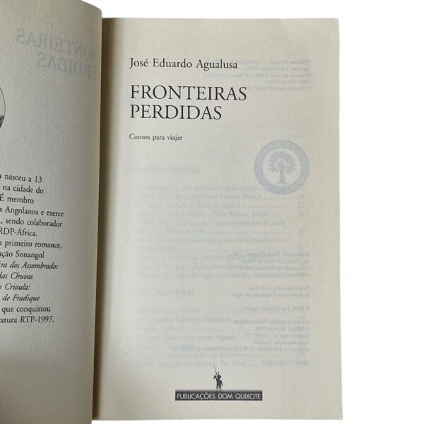 Fronteiras Perdidas – José Eduardo Agualusa (1999)