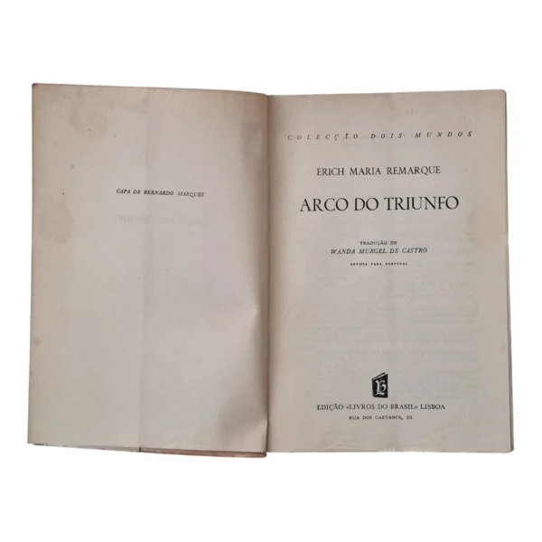 Arco do Triunfo – Erich Maria Remarque