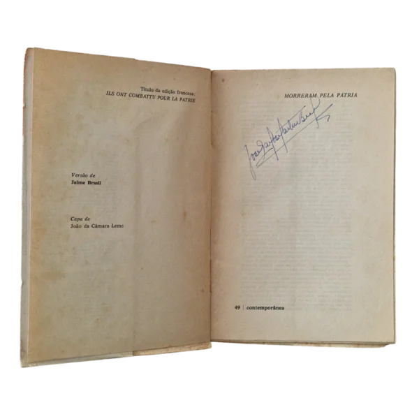 Morreram pela Pátria – 2.ª Edição – Mikail Cholokov – Coleção Contemporânea n.º 49 (1963)