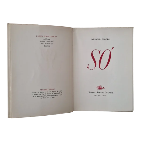 Só – António Nobre (1974)