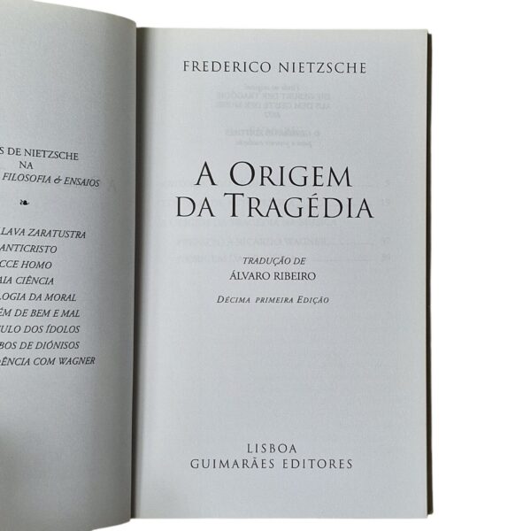 A Origem da Tragédia – Friedrich Nietzsche (2002)