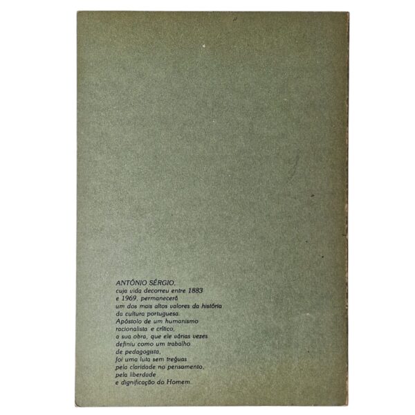 Educação Cívica – António Sérgio (1984)