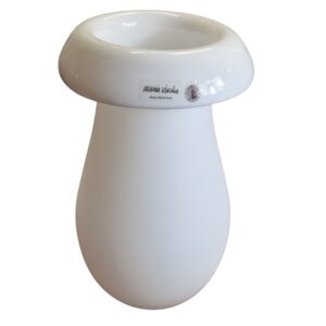 Vaso de Vidro Branco IKEA Maria Vinka (1999) – Design Retro