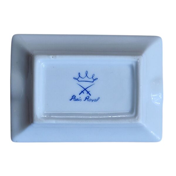 Cinzeiro Paris Royal em Porcelana com Flor Central