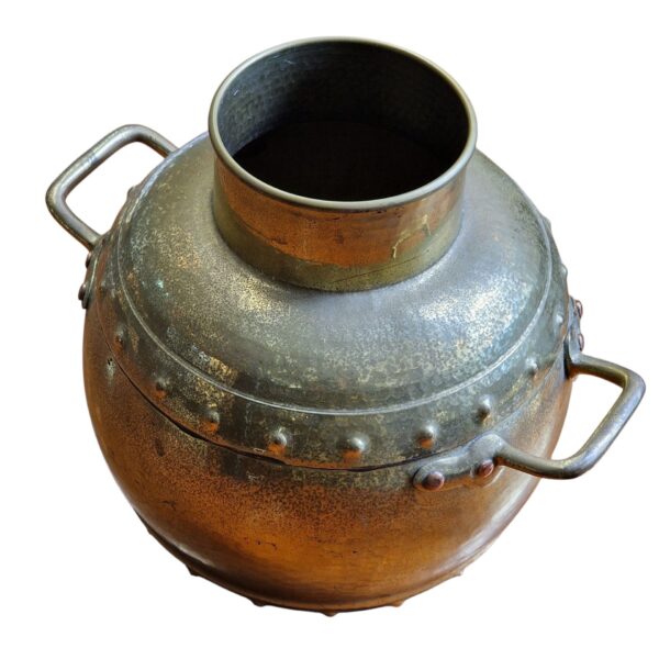 Peça de alambique em cobre