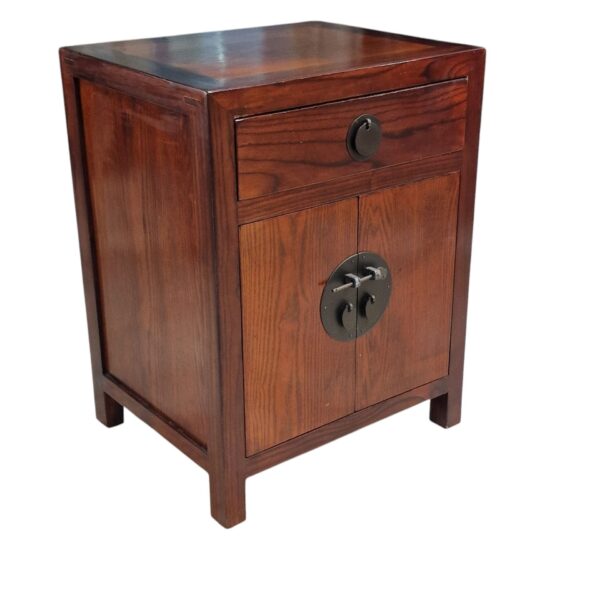Mesa de Cabeceira Chinesa com Fecho Tradicional
