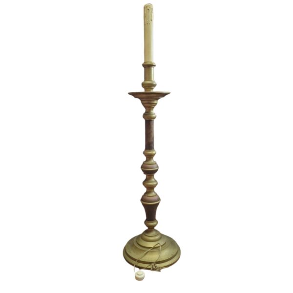 Candelabro Elétrico Barroco em Bronze