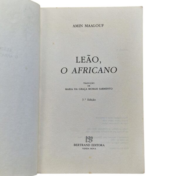 Leão, o Africano – Amin Maalouf (1992, 3.ª edição)