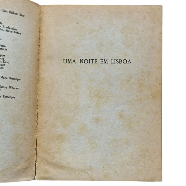 Uma Noite em Lisboa – Erich Maria Remarque (1964)