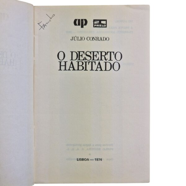O Deserto Habitado – Júlio Conrado (1974)