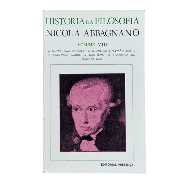 História da Filosofia – Volume VIII – Nicola Abbagnano (1978, 2.ª edição)