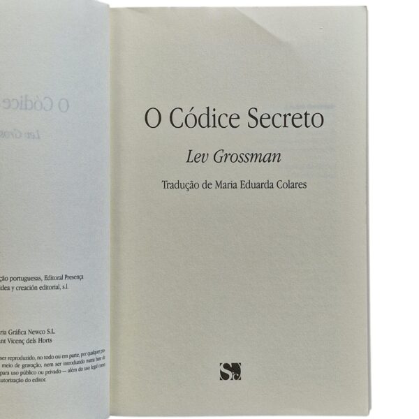 O Códice Secreto – Lev Grossman (2006)
