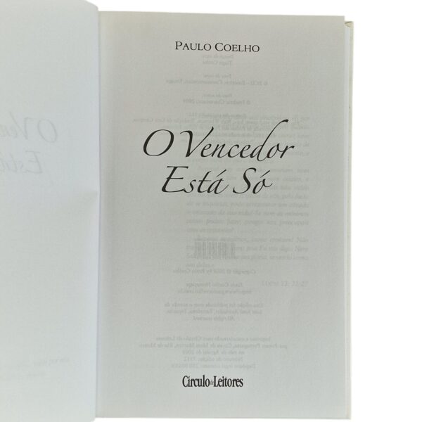 O Vencedor Está Só – Paulo Coelho (2008)