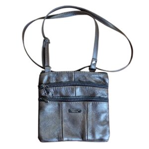 Mala Lorenz em pele sintética com múltiplos bolsos