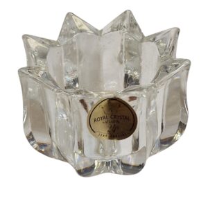 Castiçal Royal Crystal da Atlantis – 24% Cristal de Chumbo