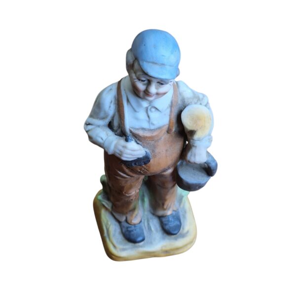 Estatueta de pintor em cerâmica – Japão