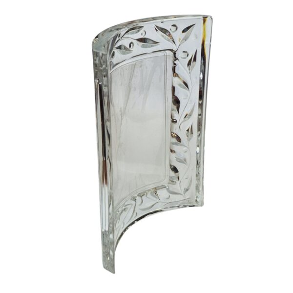 Moldura de Cristal D’Arques com Design de Folha – França, 1996