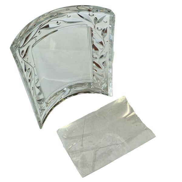 Moldura de Cristal D’Arques com Design de Folha – França, 1996