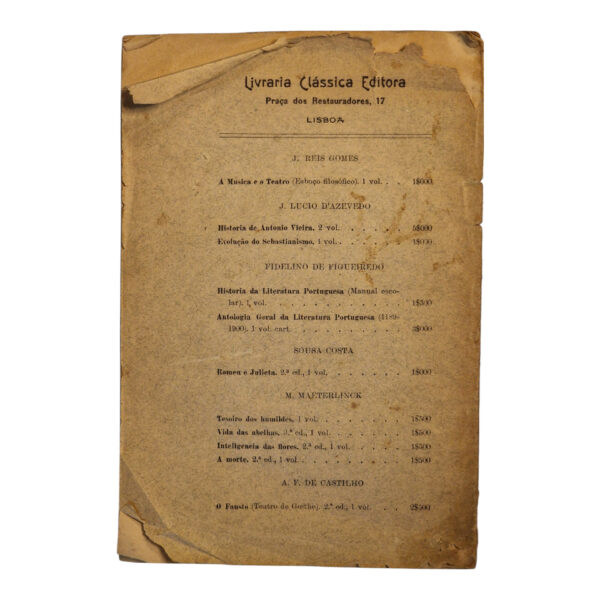 Estatica y Dynamica da Physionomia – Júlio Dantas (3.ª edição, 1920)
