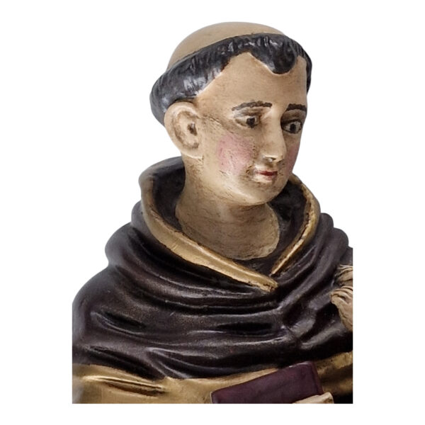Santo António com o Menino Jesus em Marfinite Policromado – 40 cm