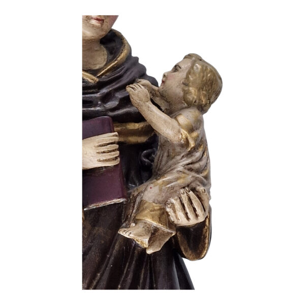 Santo António com o Menino Jesus em Marfinite Policromado – 40 cm
