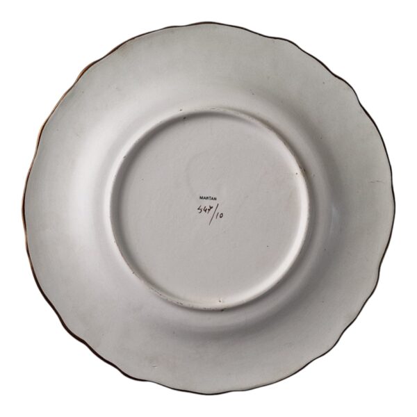 Prato Decorativo Martan em Cerâmica Vidrada – 27,5 cm