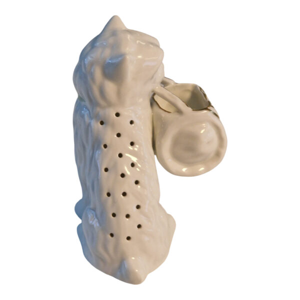 Paliteiro Gato com Cesto na Boca (12 cm) - Vista Alegre