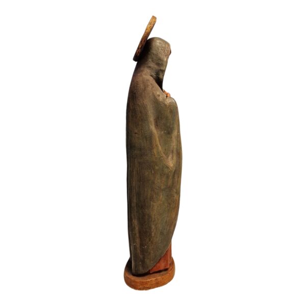 Nossa Senhora com o Menino – Escultura em Terracota Policromada por Maria Amélia Carvalheira (c. 1950-1970) - Image 2