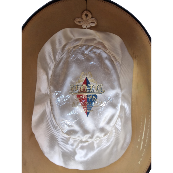 Barrete Bicorne Cerimonial da Marinha Portuguesa – URIC A. da Costa (Lisboa), com Caixa Original