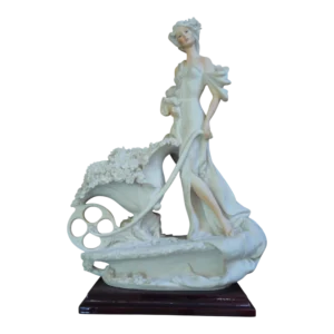 Estatueta Giuseppe Armani – Menina com Carrinho de Flores, 1985