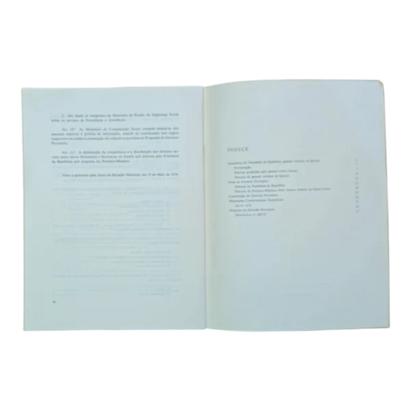 Governo Provisório – Homens e Programa (1974)