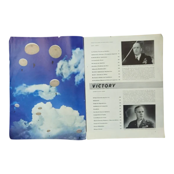 Revista Victory – Publicação do Governo dos Estados Unidos – Segunda Guerra Mundial – Edição em Português