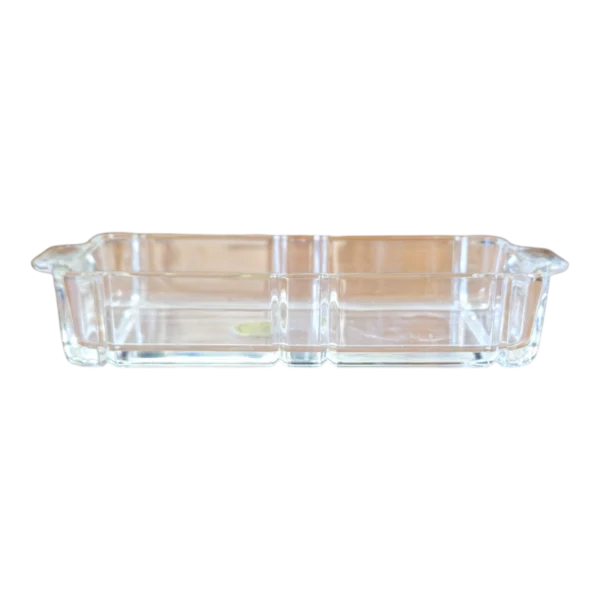 Conjunto de Galheteiro em Cristal – Duas Garrafas com Base