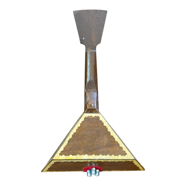 Balalaika Russa Decorativa com Cena Folclórica Pintada