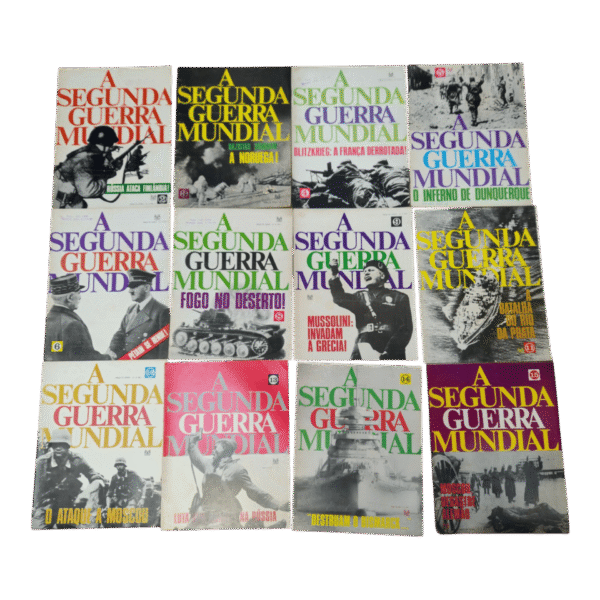 Revista A Segunda Guerra Mundial – Lote 17 Números (1965) – Editorial Codex – Argentina