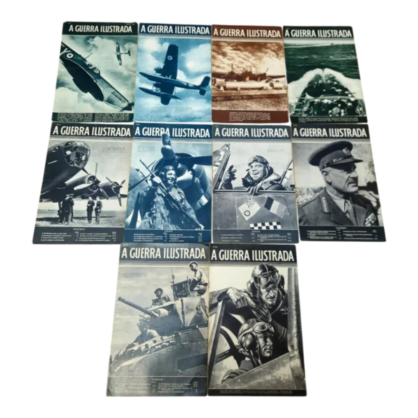 Revista Guerra Ilustrada – Lote 19 Números (década de 1960) – História Militar Ilustrada