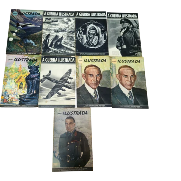 Revista Guerra Ilustrada – Lote 19 Números (década de 1960) – História Militar Ilustrada