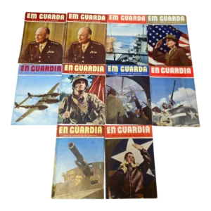 Revista En Guardia 2º Ano – Lote 14 Exemplares (Segunda Guerra Mundial) – Publicação Interamericana