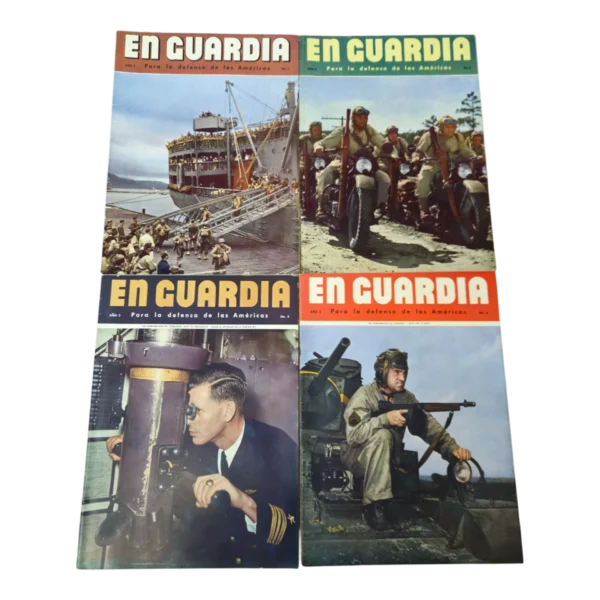 Revista En Guardia 2º Ano – Lote 14 Exemplares (Segunda Guerra Mundial) – Publicação Interamericana