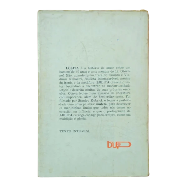 Lolita – Vladimir Nabokov – Biblioteca Universal Popular – 1968 – Tradução Brenno Silveira
