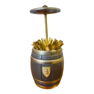 Porta-Cigarros Vintage Retrátil em Forma de Barril
