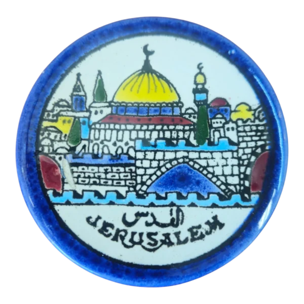 Pires Souvenir “Jerusalem” em Cerâmica Decorada