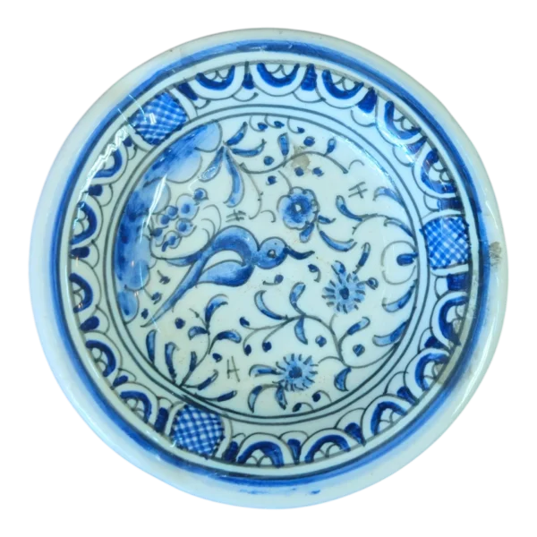Pires Português “Louça de Coimbra” Pintado à Mão – Motivo Tradicional Azul